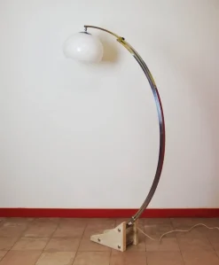 Outlet Pamono Arc Floor Lamp by Harvey Guzzini, 1960s