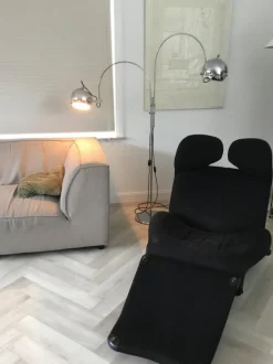 Outlet Pamono Arc Globe Floor Lamp from Gepo Amsterdam, 1970s