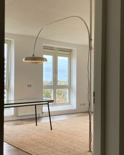 Outlet Pamono Arc Lamp by Pirro Cuniberti for Sirrah Imola, 1970