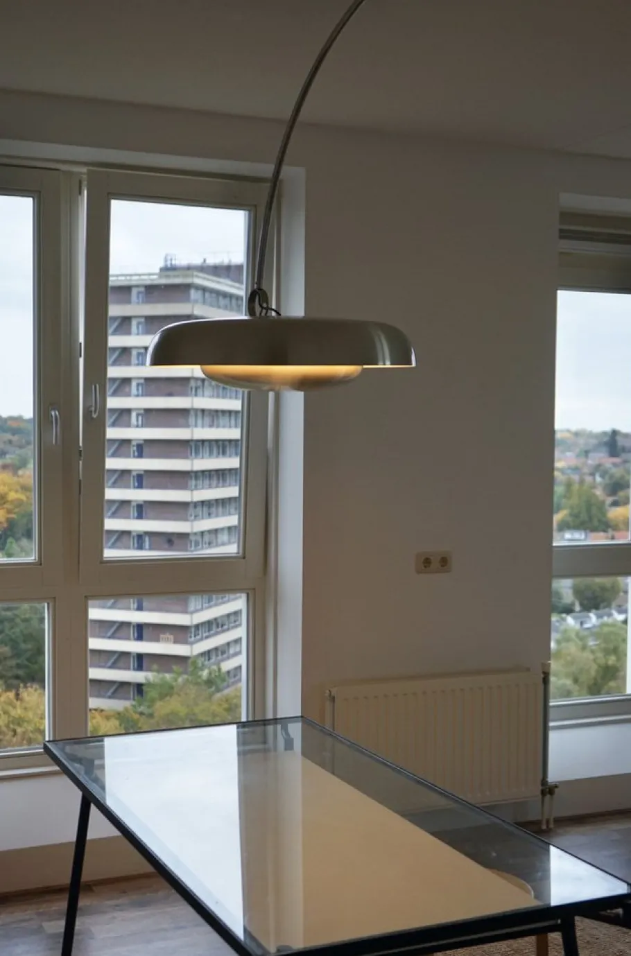 Outlet Pamono Arc Lamp by Pirro Cuniberti for Sirrah Imola, 1970