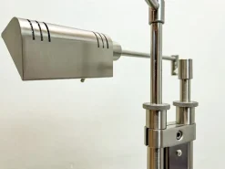 Clearance Pamono 2-Arm Swing Twin Reading Floor Lamp from Holtkotter Leuchten, 1980s