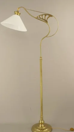 Clearance Pamono Art Deco Adjustable Floor Lamp by Wiener Werkstätte, 1920s