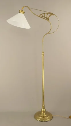 Clearance Pamono Art Deco Adjustable Floor Lamp by Wiener Werkstätte, 1920s
