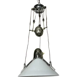 Hot Pamono Art Deco Adjustable Hanging Lamp, 1930s