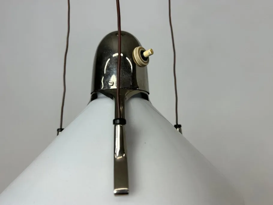 Hot Pamono Art Deco Adjustable Hanging Lamp, 1930s