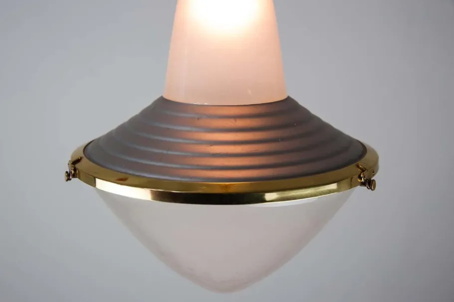 Clearance Pamono Art Deco Bauhaus Lamp by Adolf Meyer for Zeiss Ikon, Germany, 1930s