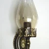 Best Pamono Art Deco Brass and Glass Wall Lamps by Bruno Chiarini, 1940s, Set of 2