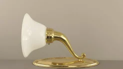 Best Pamono Art Deco Brass Wall Lamps, Austria, 1930s, Set of 2