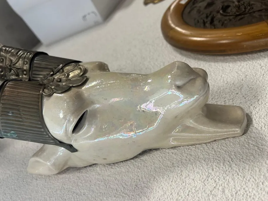 Best Pamono Art Deco Capricorn Wall Lamp, 1930s