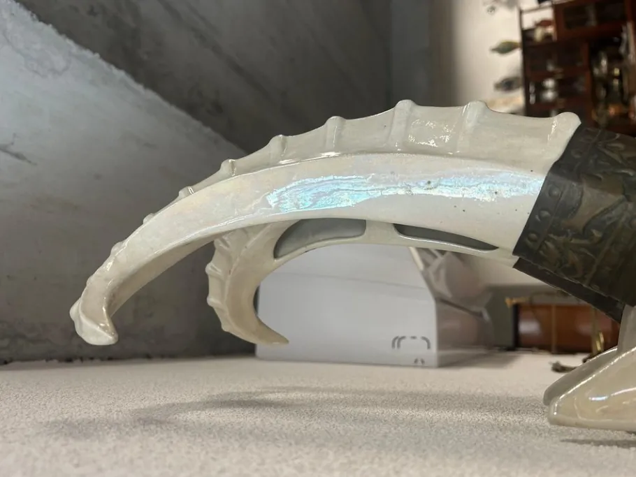 Best Pamono Art Deco Capricorn Wall Lamp, 1930s