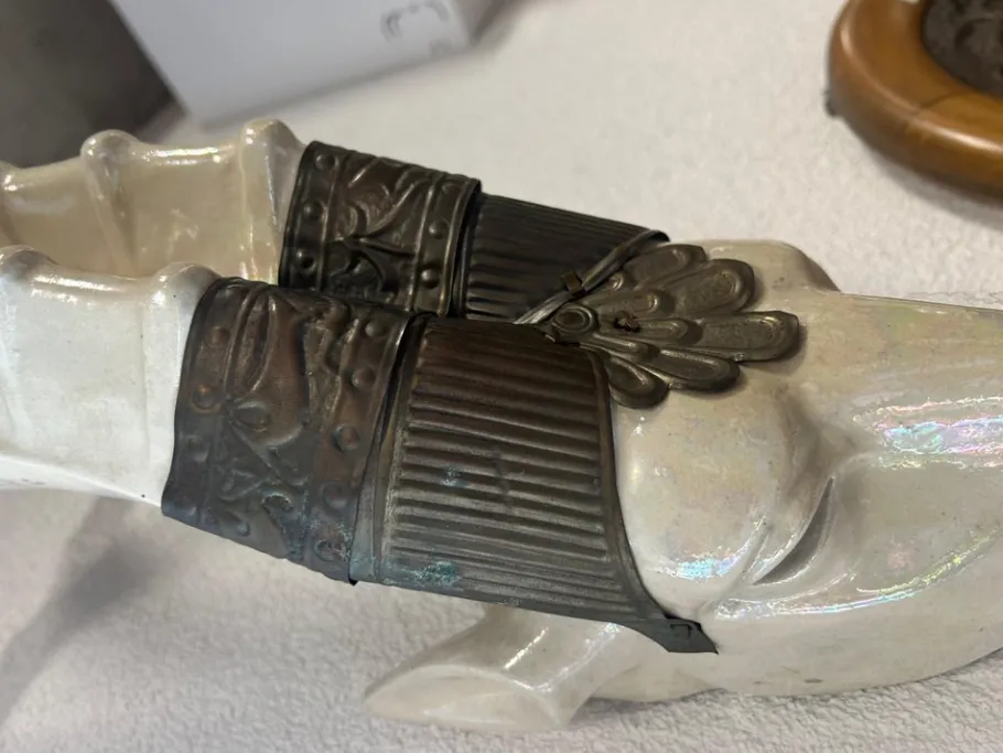 Best Pamono Art Deco Capricorn Wall Lamp, 1930s