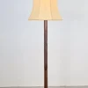 Outlet Pamono Art Deco Carved Turned Wooden Floor Lamp, 1930s