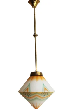 Best Pamono Art Deco Ceiling Lamp, 1930s