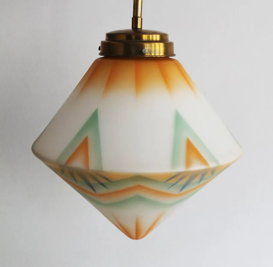 Best Pamono Art Deco Ceiling Lamp, 1930s