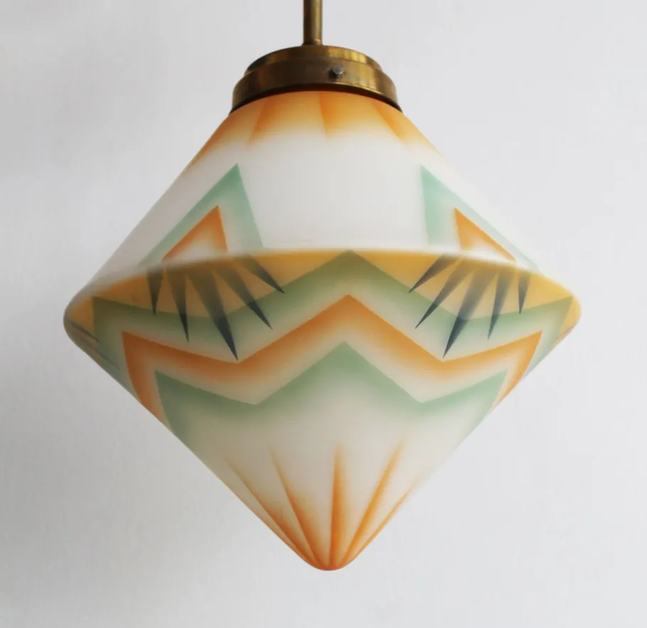 Best Pamono Art Deco Ceiling Lamp, 1930s