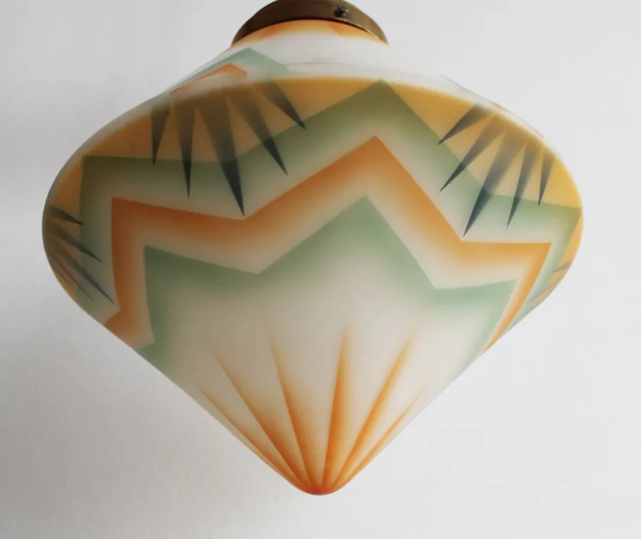 Best Pamono Art Deco Ceiling Lamp, 1930s
