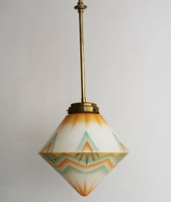 Best Pamono Art Deco Ceiling Lamp, 1930s