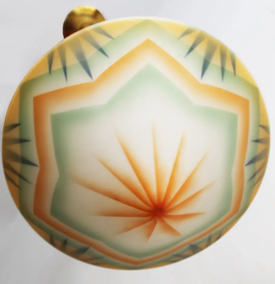 Best Pamono Art Deco Ceiling Lamp, 1930s