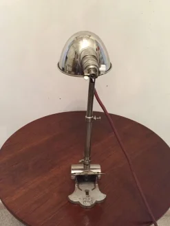 Clearance Pamono Art Deco Clamp Lamp from HALA - Hannoversche Lampenfabrik, 1920s
