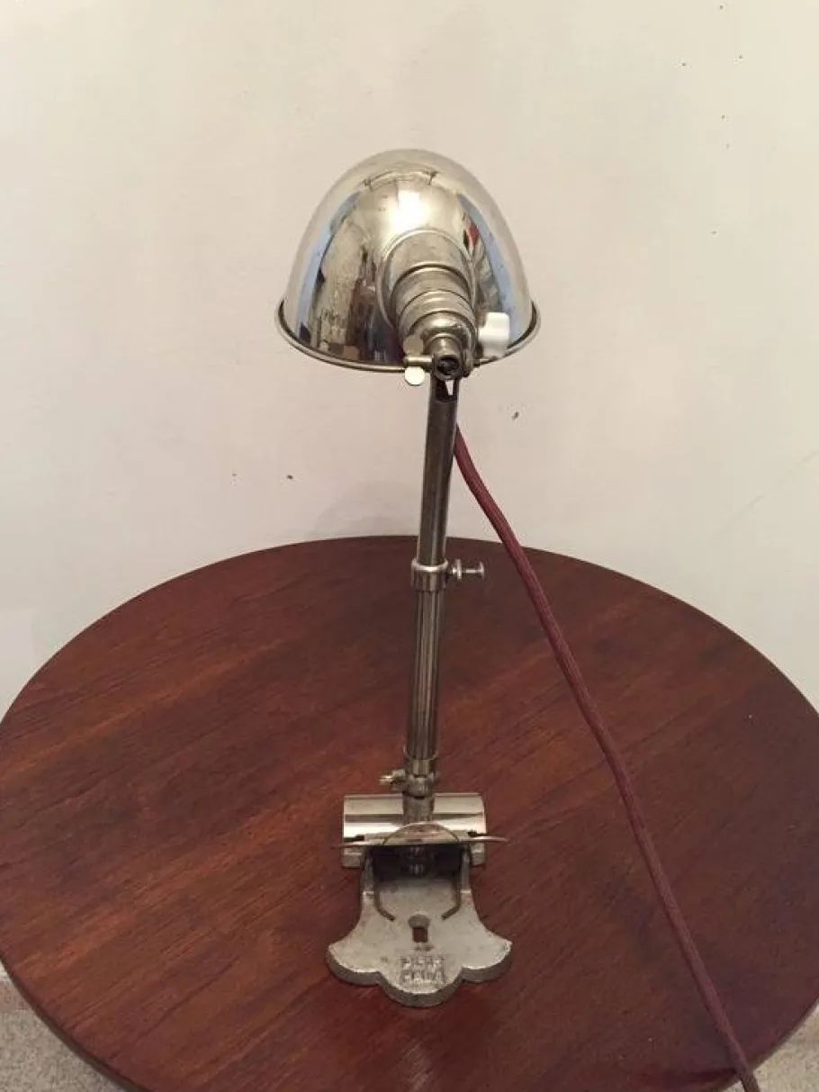 Clearance Pamono Art Deco Clamp Lamp from HALA - Hannoversche Lampenfabrik, 1920s