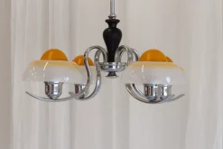 Clearance Pamono Art Deco Danish Fried Egg Chandelier from Fog & Mørup, 1930s