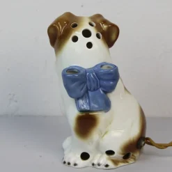 Best Pamono Art Deco Dog Table Lamp in Porcelain, 1930s