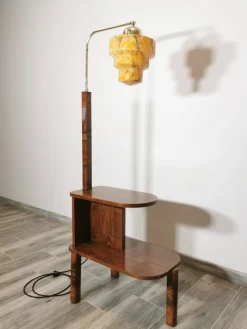 Best Pamono Art Deco Floor Lamp attributed Jindrich Halabala, 1930s