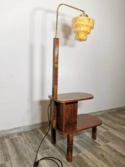 Best Pamono Art Deco Floor Lamp attributed Jindrich Halabala, 1930s