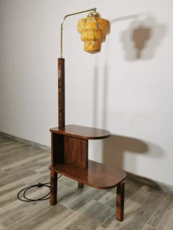Best Pamono Art Deco Floor Lamp attributed Jindrich Halabala, 1930s