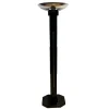 Hot Pamono Art Deco Floor Lamp, Black Lacquer and Chrome, France circa 1930