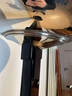 Hot Pamono Art Deco Floor Lamp, Black Lacquer and Chrome, France circa 1930