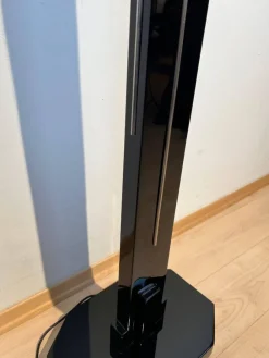 Hot Pamono Art Deco Floor Lamp, Black Lacquer and Chrome, France circa 1930