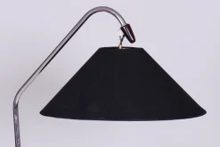 Sale Pamono Art Deco Floor Lamp in Beech & Chrome-Plated Steel, Czech, 1930s