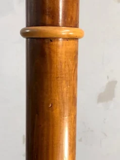 Sale Pamono Art Deco Floor Lamp in Brown Wood, France, 1930s