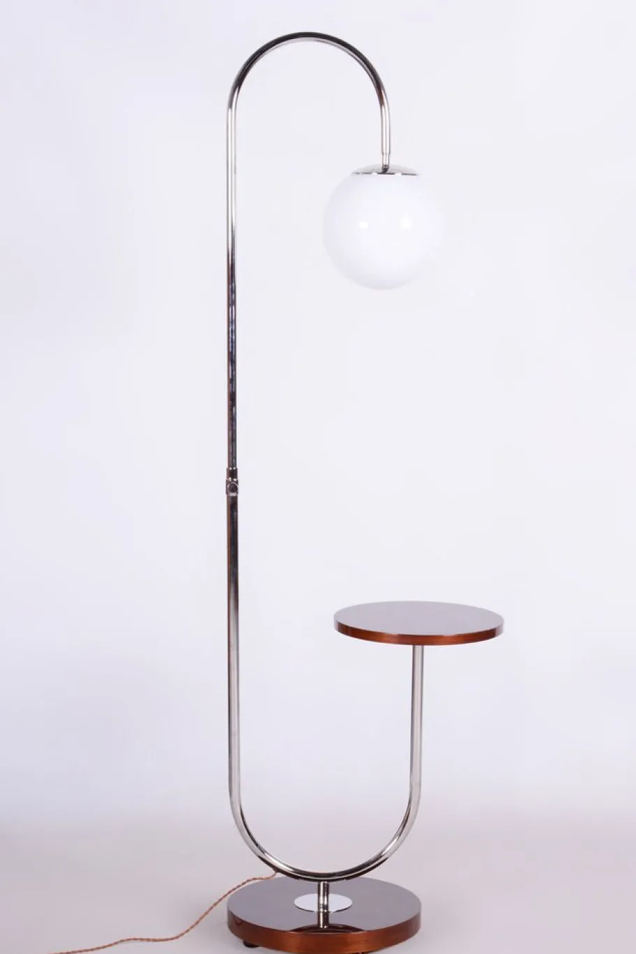 Best Pamono Art Deco Floor Lamp in Chrome attributed to Jindřich Halabala for Up Závody, Czechia, 1930s