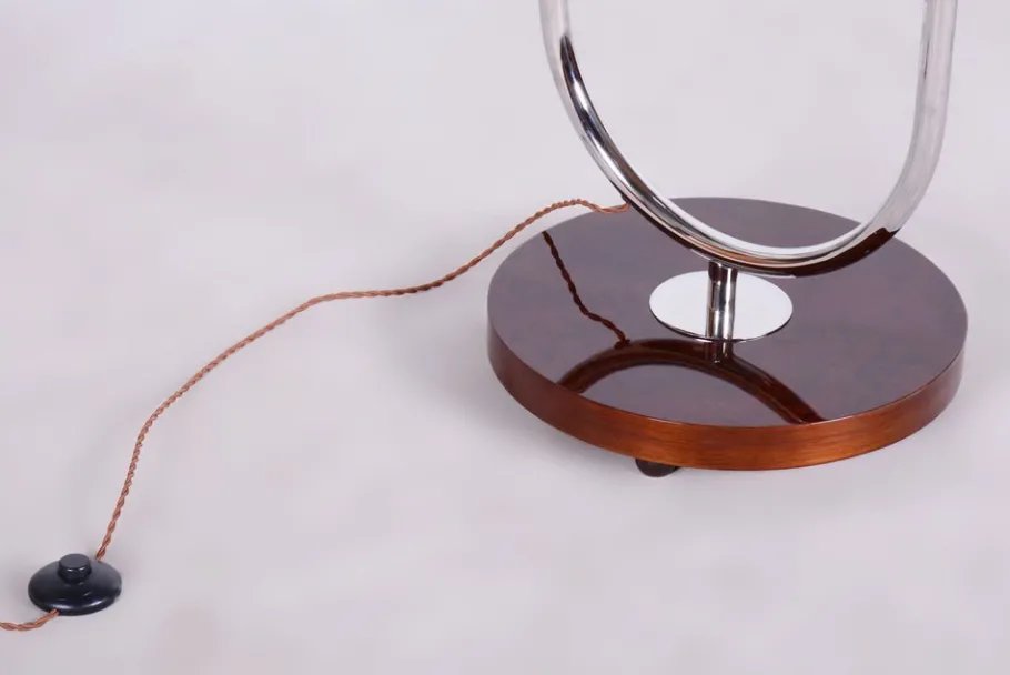 Best Pamono Art Deco Floor Lamp in Chrome attributed to Jindřich Halabala for Up Závody, Czechia, 1930s