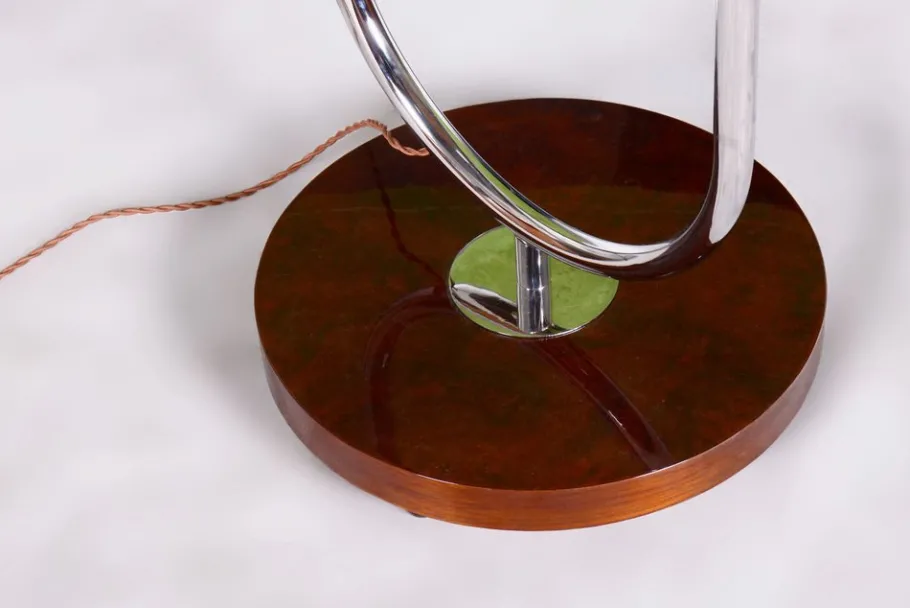 Best Pamono Art Deco Floor Lamp in Chrome attributed to Jindřich Halabala for Up Závody, Czechia, 1930s