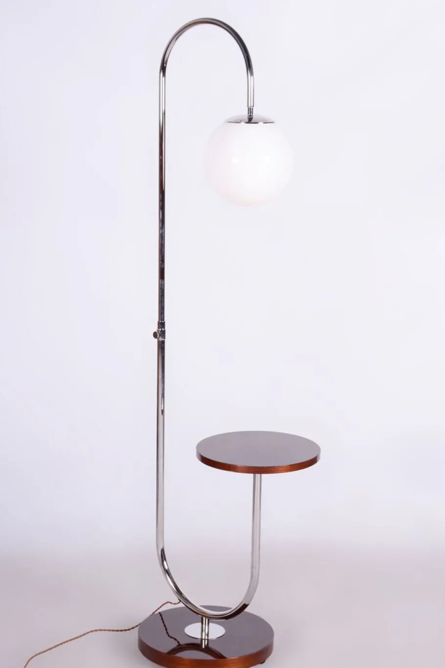 Best Pamono Art Deco Floor Lamp in Chrome attributed to Jindřich Halabala for Up Závody, Czechia, 1930s