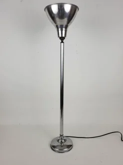 Online Pamono Art Deco Floor Lamp in Chrome Metal