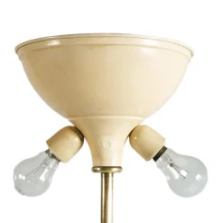 Discount Pamono Art Deco Floor Lamp in Gold Plated Brass by Ghidini1849