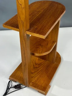 Hot Pamono Art Deco Floor Lamp in Wood, 1930s
