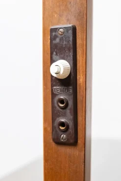 Online Pamono Art Deco Floor Lamp with Revolving Liquor Cabinet, 1940s