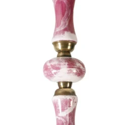 Online Pamono Art Deco Floor Lamp with Gilt Brass Stem and Porcelain Inserts by Richard Ginori, 1930s