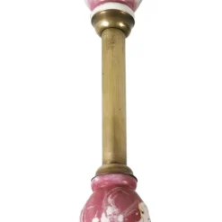 Online Pamono Art Deco Floor Lamp with Gilt Brass Stem and Porcelain Inserts by Richard Ginori, 1930s