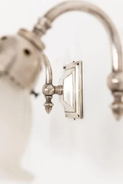 Best Pamono Art Deco GEC Silver Plated Wall Lamps, 1920s, Set of 2