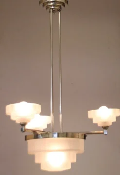 Best Pamono Art Deco Hanging Light, 1930s