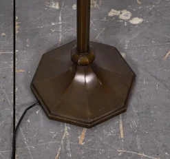 Clearance Pamono Art Deco Heavy Brass Floor Lamp, 1920s