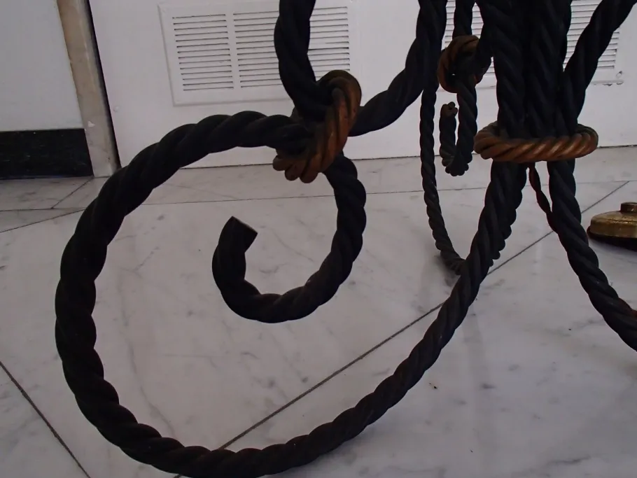 Best Pamono Art Deco Iron and Glass Floor Lamp by Degue for Verrerie D'Art Degué, 1930s