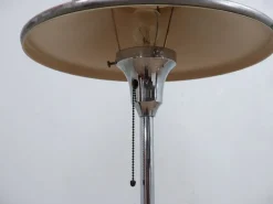 Sale Pamono Art Deco Lacquered Aluminum and Chrome Floor Lamp, 1930s