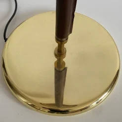 Outlet Pamono Art Deco Leather Clad Floor Lamp, 1980s